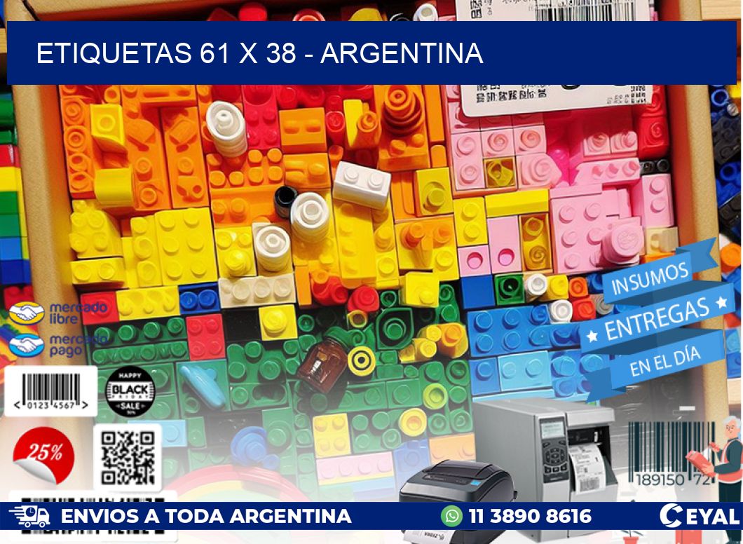 ETIQUETAS 61 x 38 - ARGENTINA