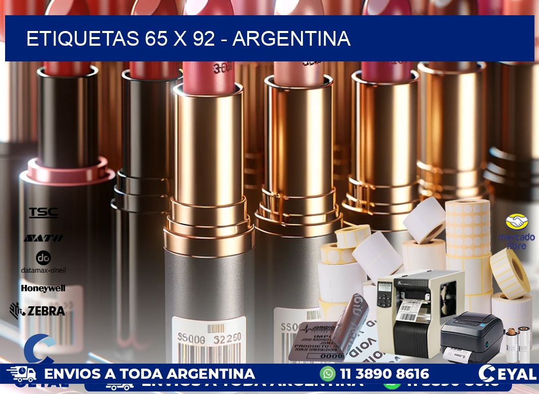 ETIQUETAS 65 x 92 - ARGENTINA