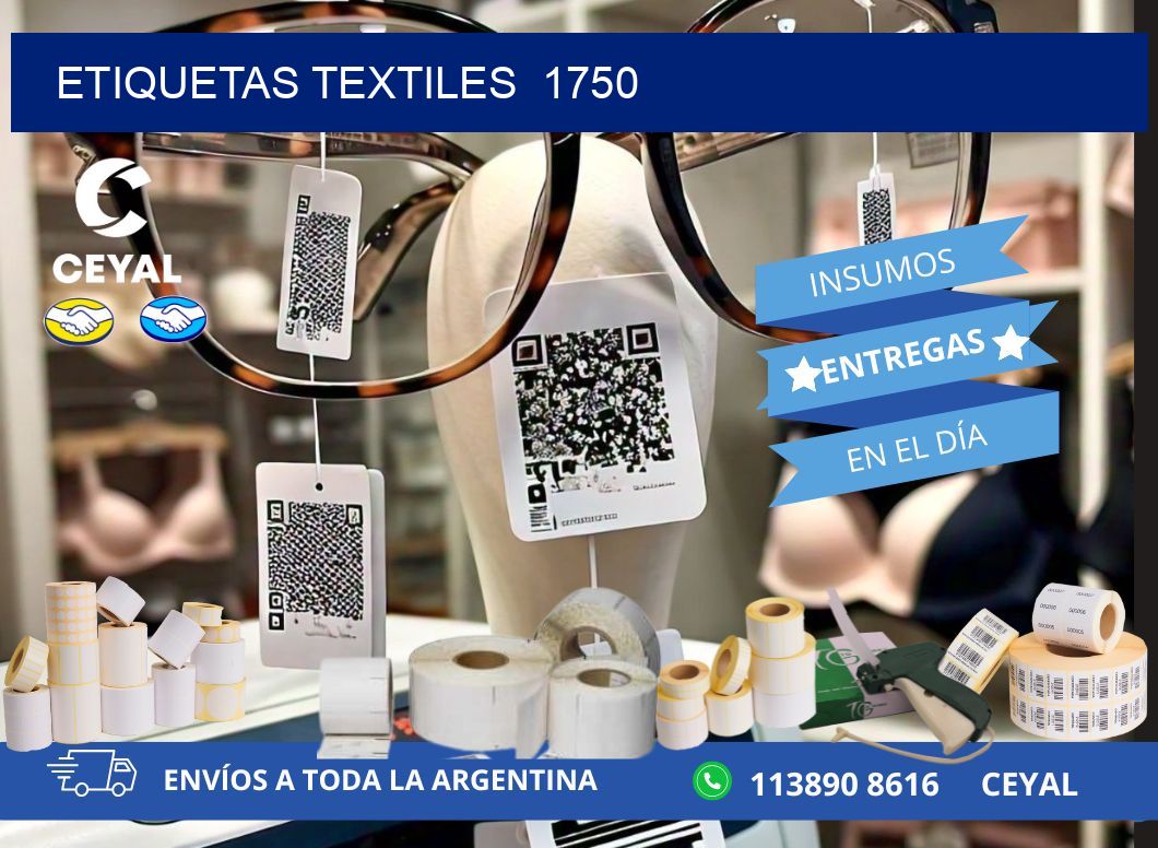 ETIQUETAS TEXTILES 1750