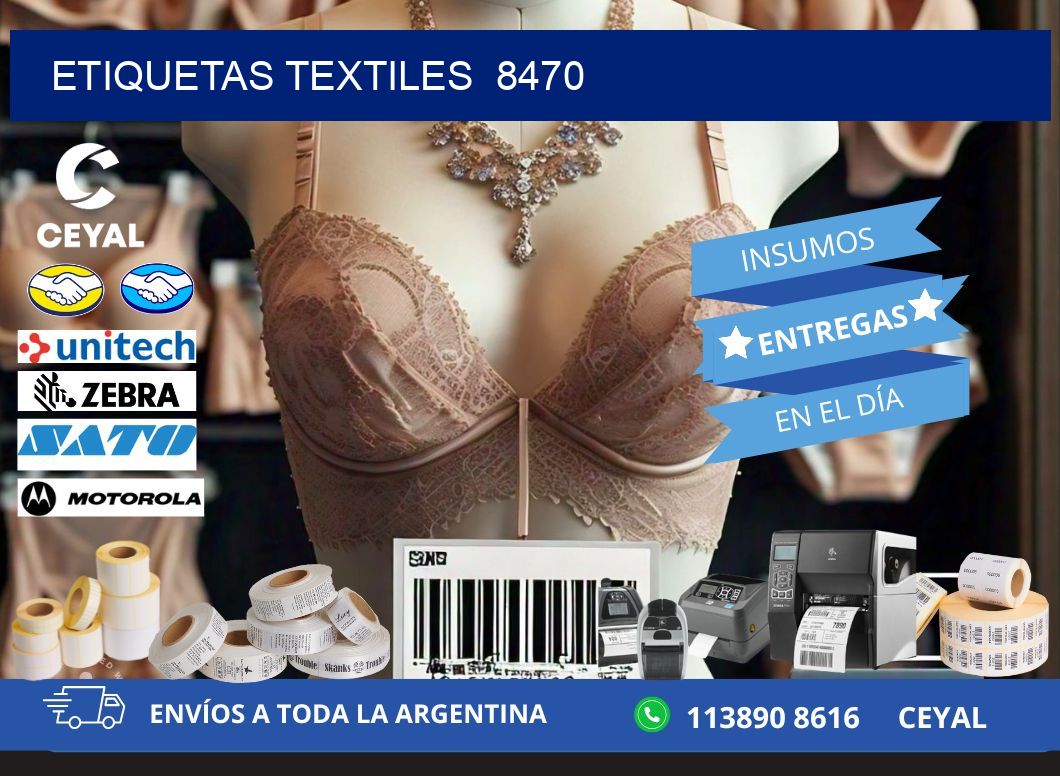 ETIQUETAS TEXTILES  8470