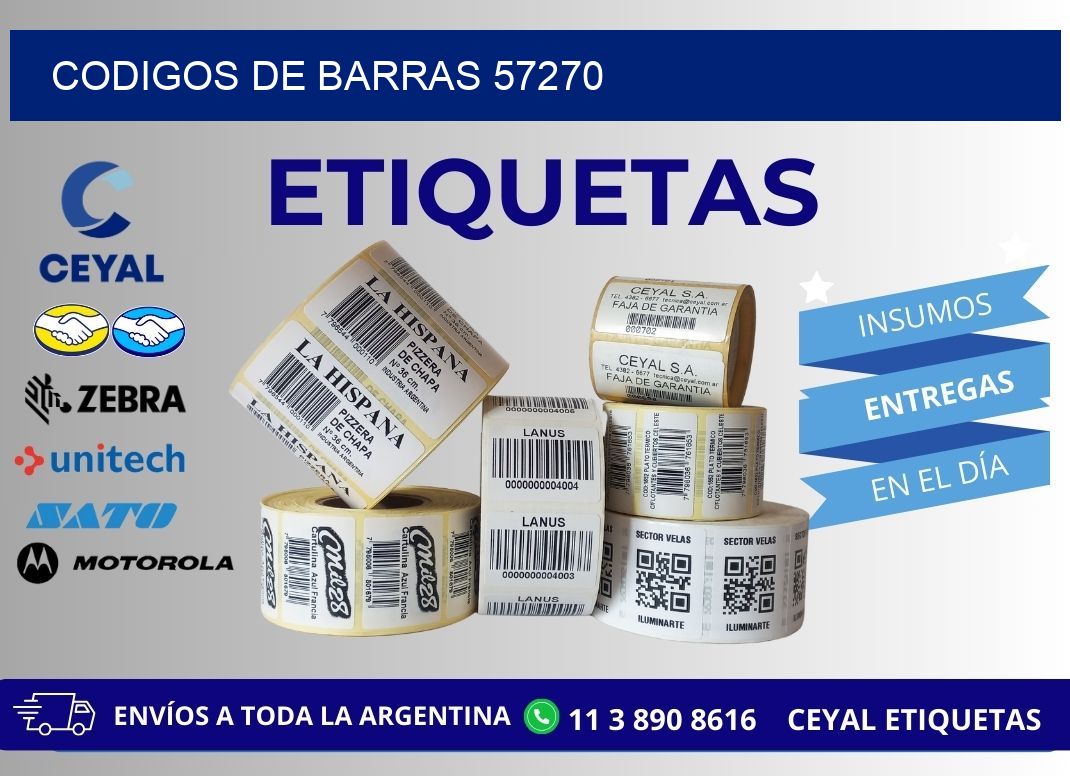 CODIGOS DE BARRAS 57270