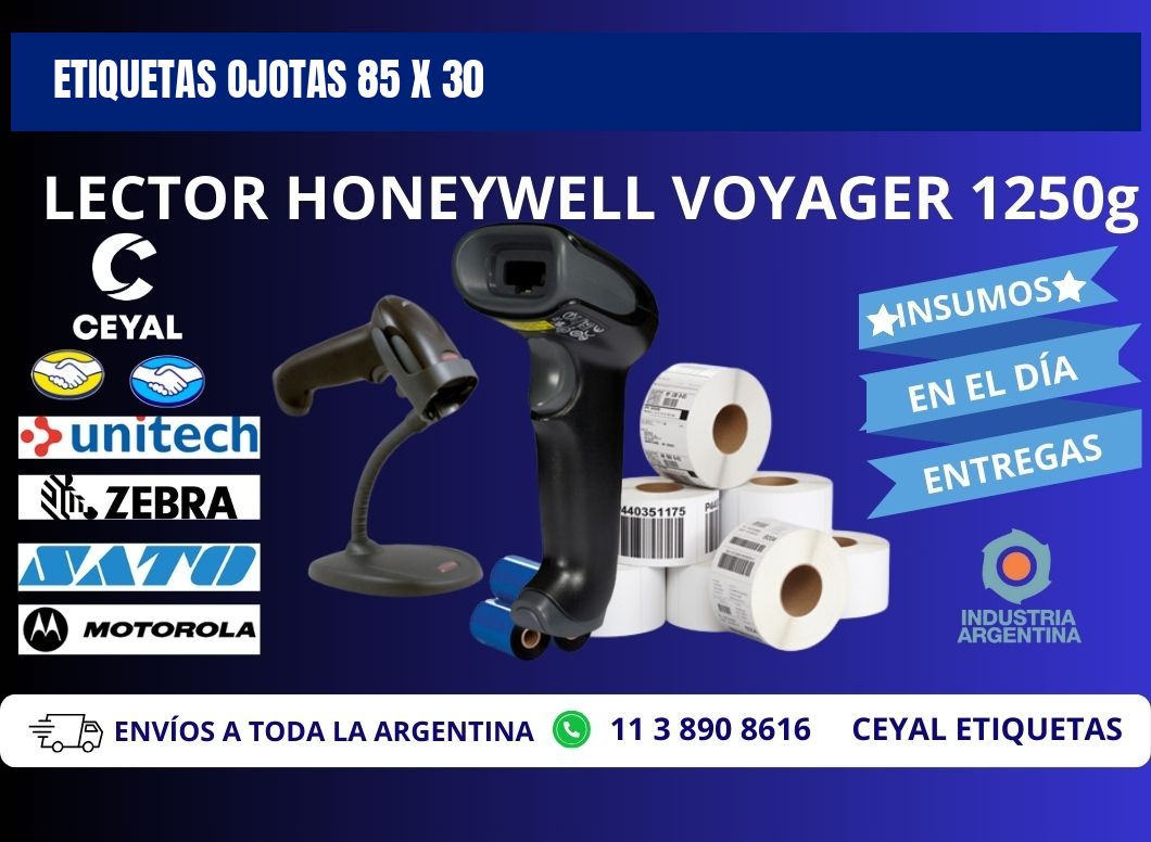ETIQUETAS OJOTAS 85 x 30