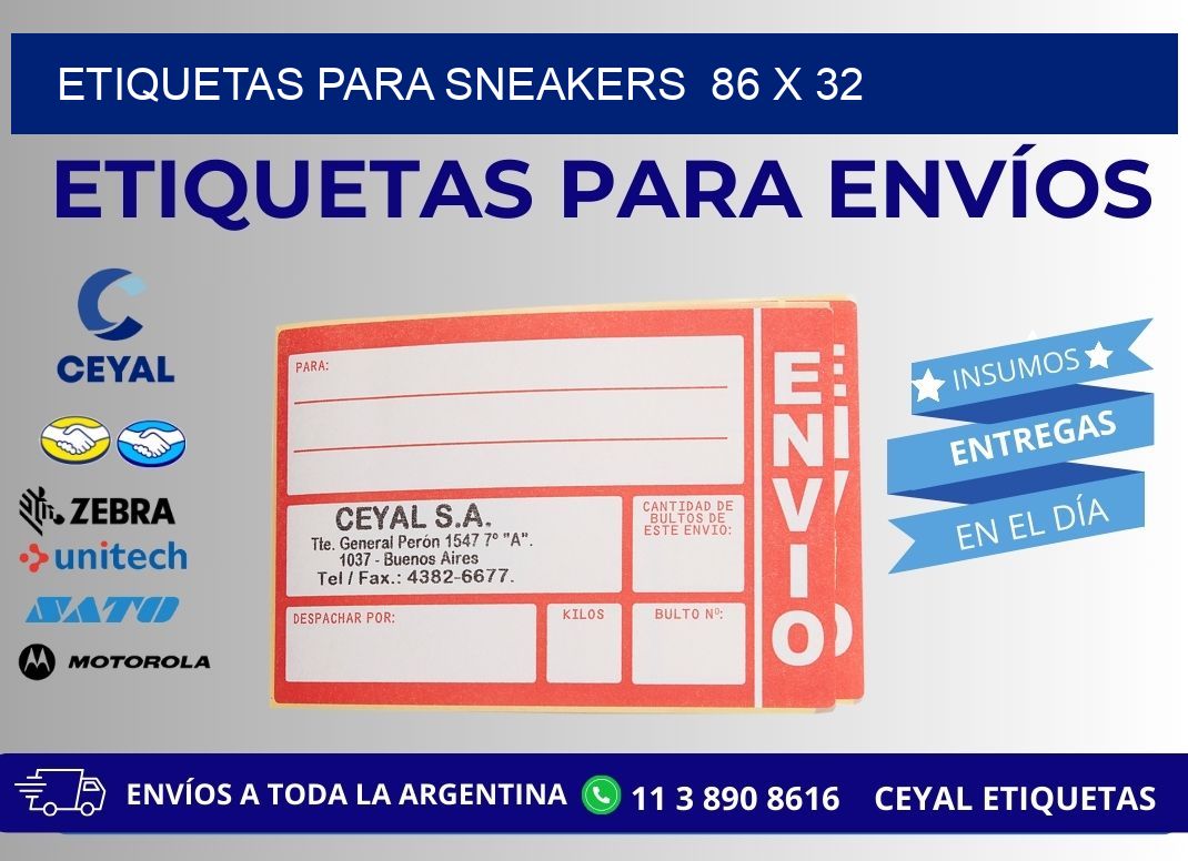 ETIQUETAS PARA SNEAKERS 86 x 32