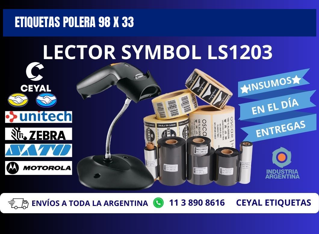 ETIQUETAS POLERA 98 x 33