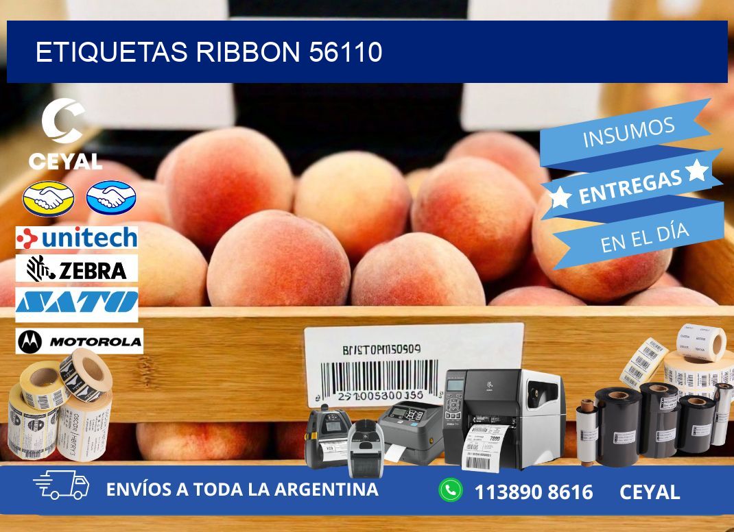 ETIQUETAS RIBBON 56110