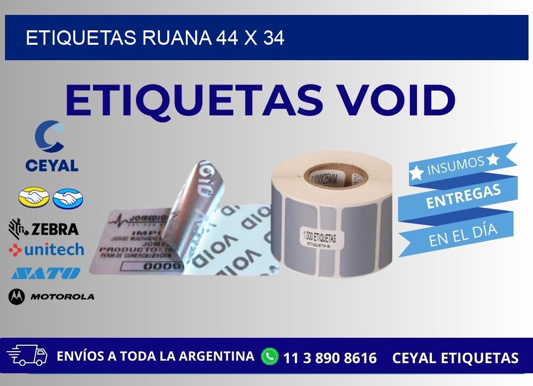 ETIQUETAS RUANA 44 x 34