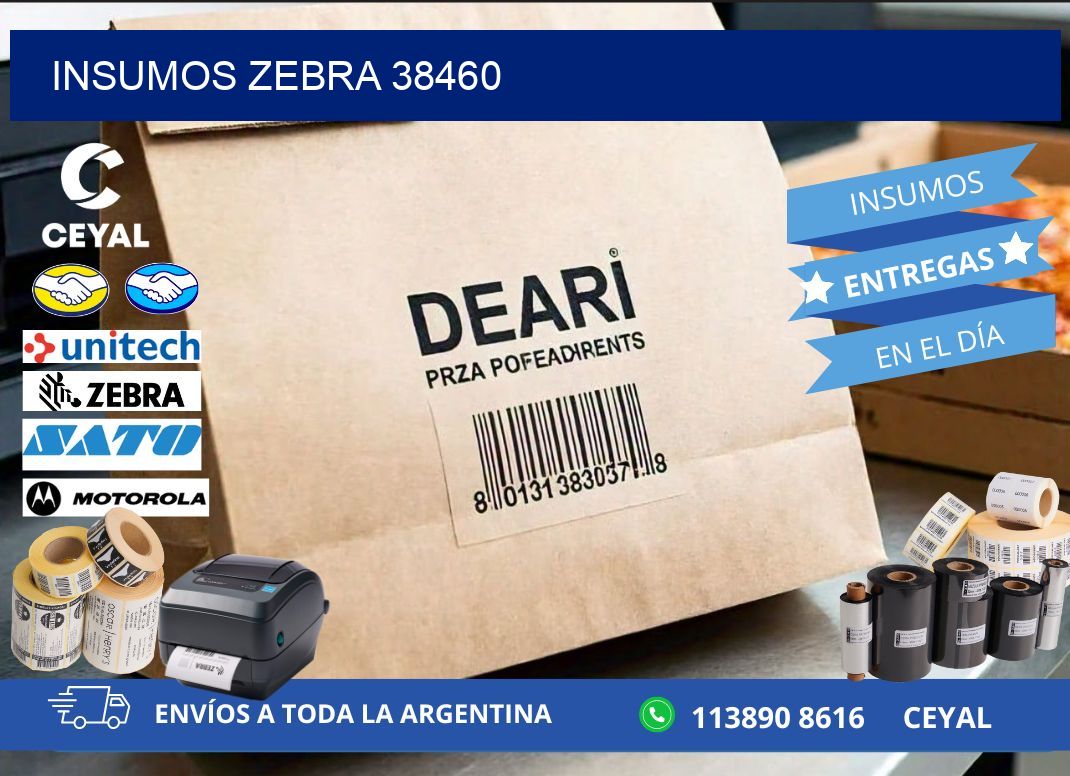INSUMOS ZEBRA 38460