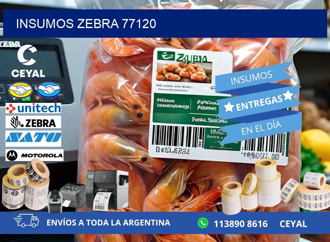 INSUMOS ZEBRA 77120