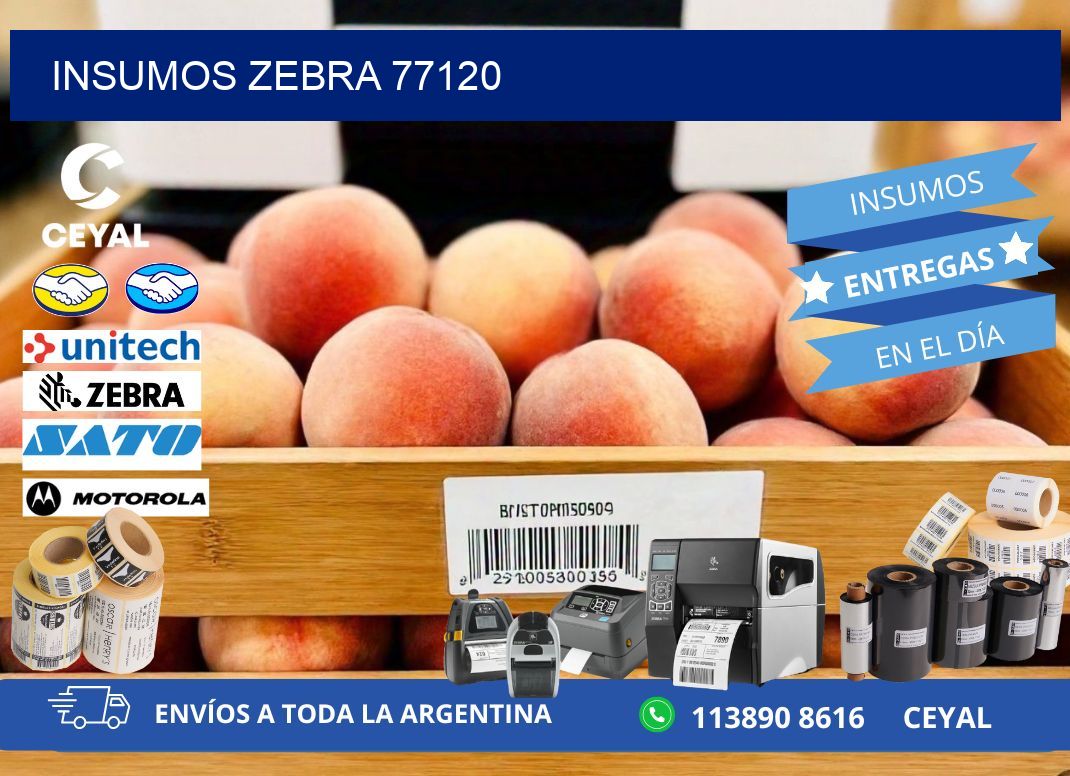 INSUMOS ZEBRA 77120