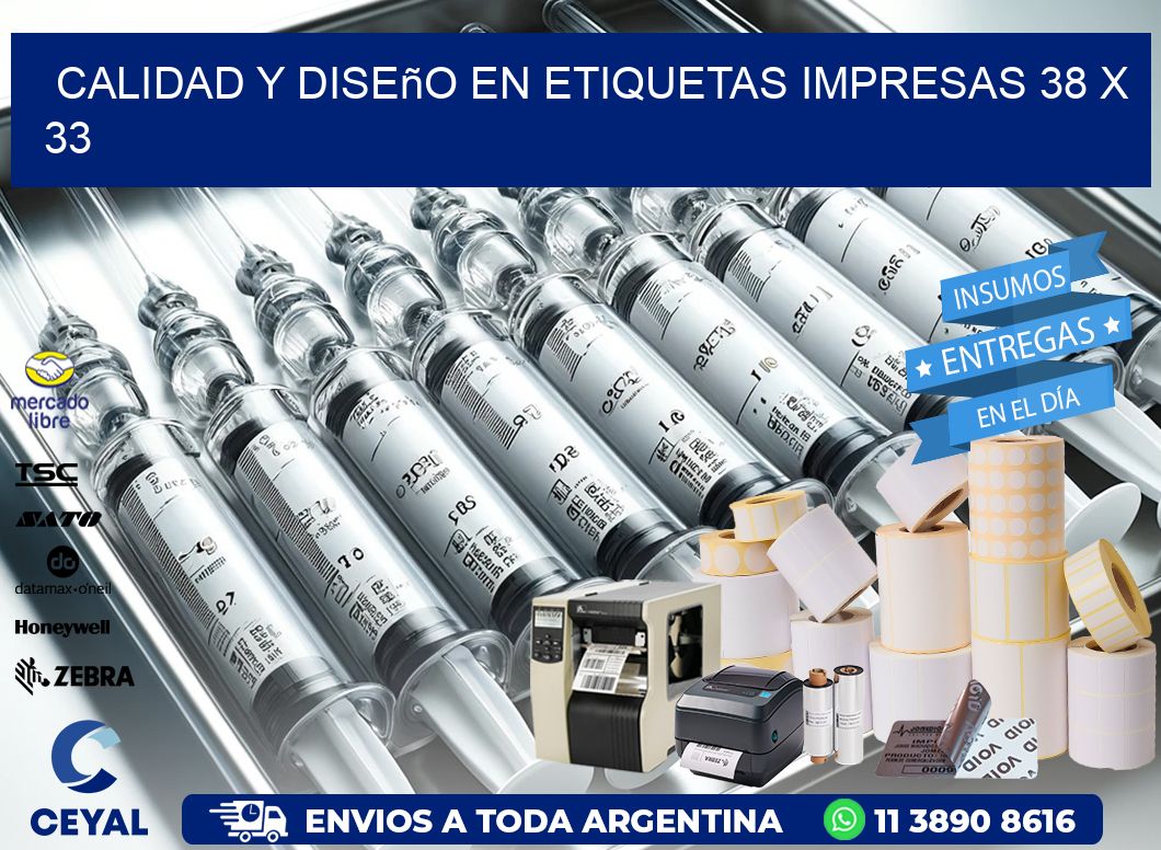 Calidad y Diseño en Etiquetas Impresas 38 x 33