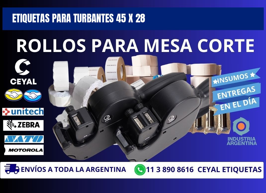 ETIQUETAS PARA TURBANTES 45 x 28