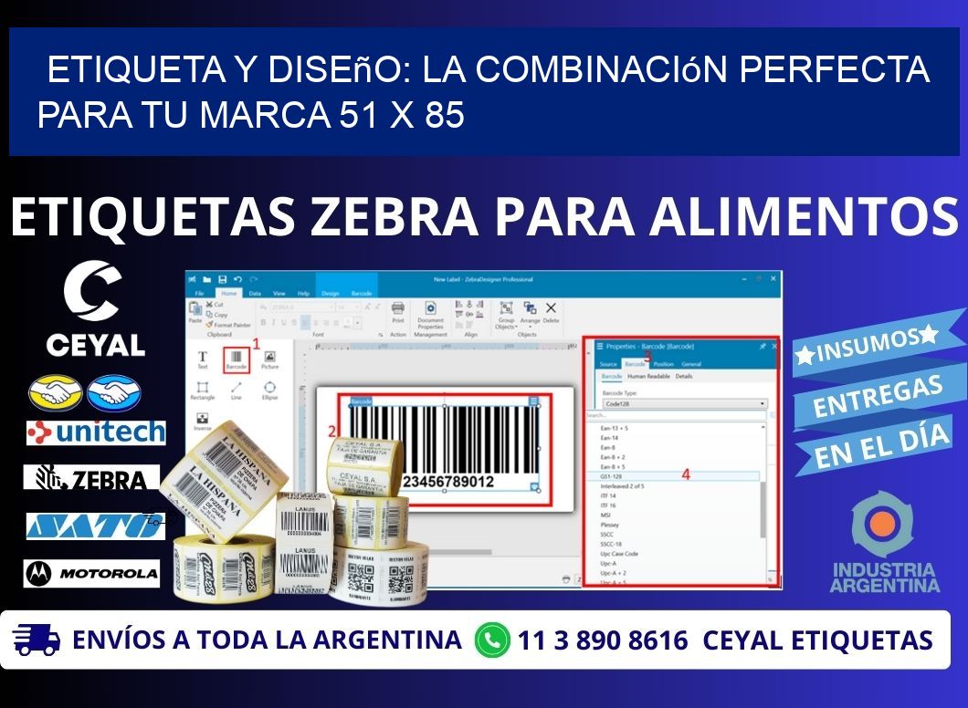 Etiqueta y Diseño: La Combinación Perfecta para tu Marca 51 x 85