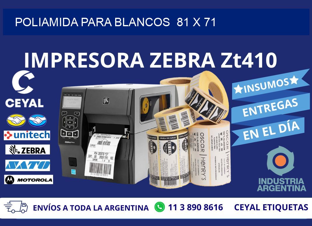 POLIAMIDA PARA BLANCOS 81 x 71