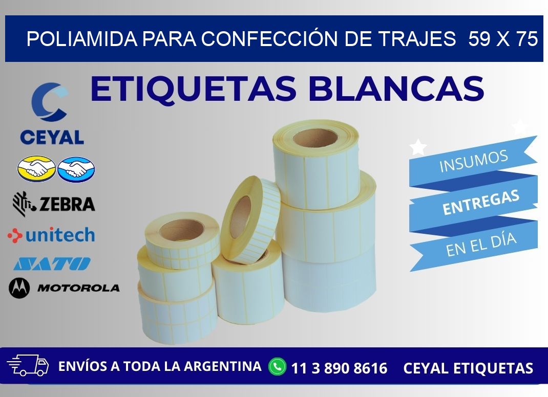 POLIAMIDA PARA CONFECCIÓN DE TRAJES 59 x 75