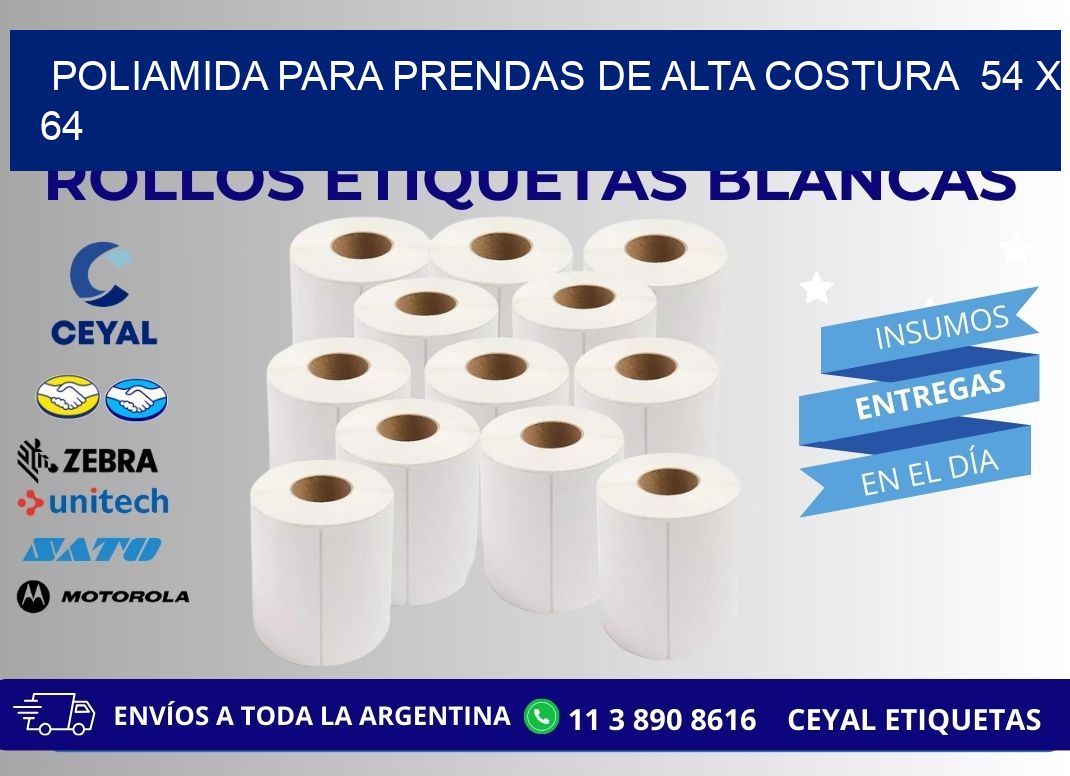 POLIAMIDA PARA PRENDAS DE ALTA COSTURA 54 x 64