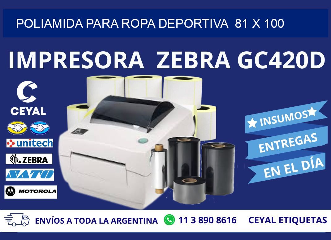 POLIAMIDA PARA ROPA DEPORTIVA 81 x 100