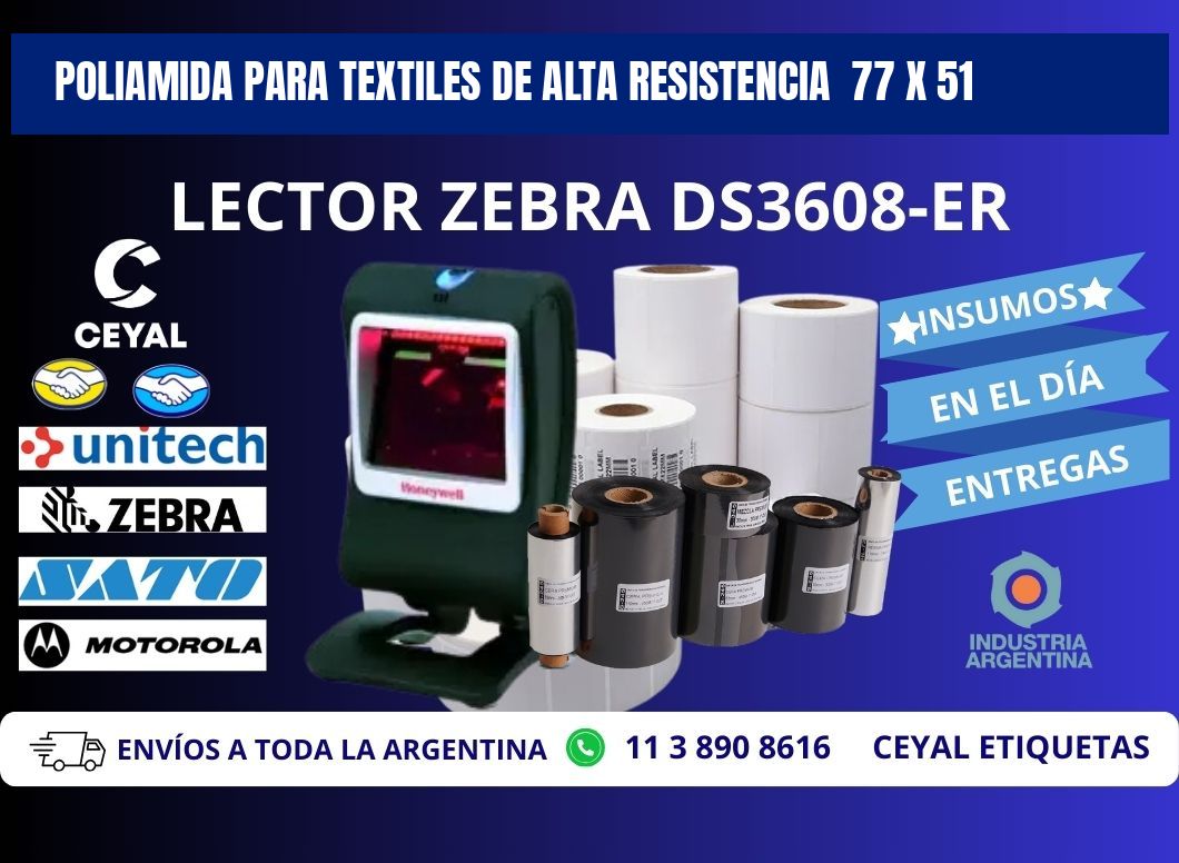 POLIAMIDA PARA TEXTILES DE ALTA RESISTENCIA 77 x 51