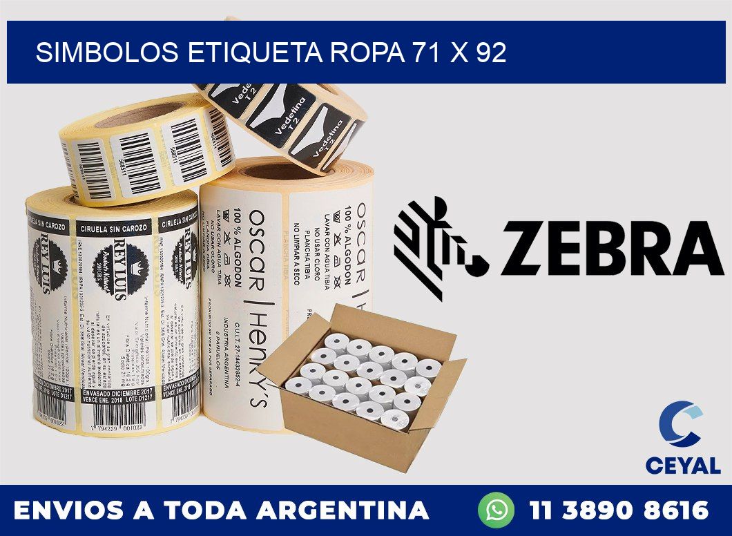 SIMBOLOS ETIQUETA ROPA 71 x 92