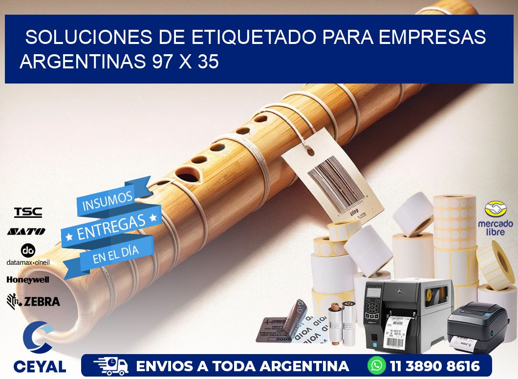 Soluciones de Etiquetado para Empresas Argentinas 97 x 35