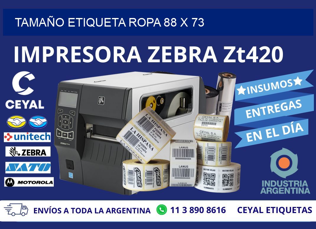 TAMAÑO ETIQUETA ROPA 88 x 73