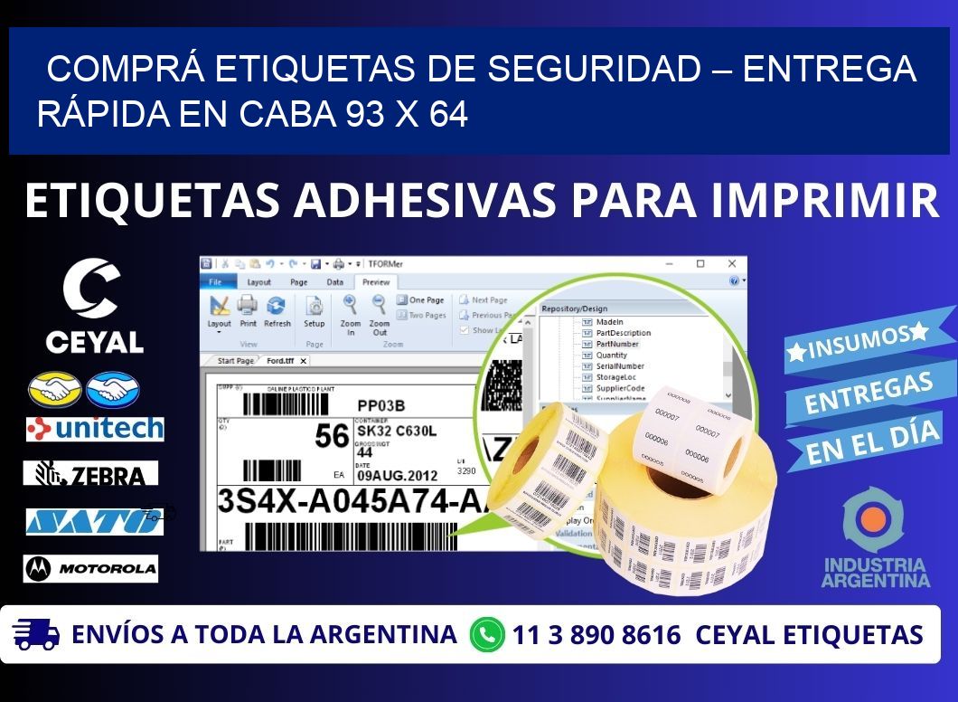COMPRÁ ETIQUETAS DE SEGURIDAD – ENTREGA RÁPIDA EN CABA 93 x 64