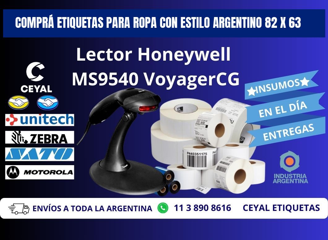 COMPRÁ ETIQUETAS PARA ROPA CON ESTILO ARGENTINO 82 x 63