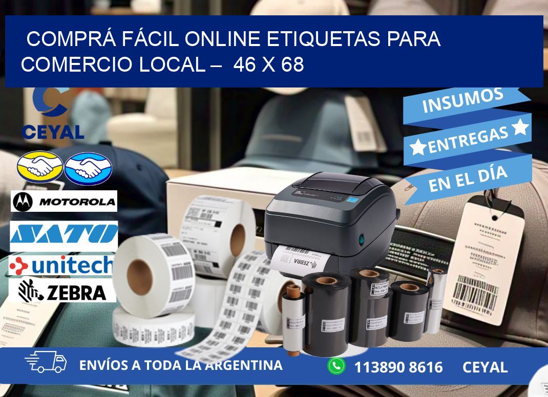 COMPRÁ FÁCIL ONLINE ETIQUETAS PARA COMERCIO LOCAL –  46 x 68