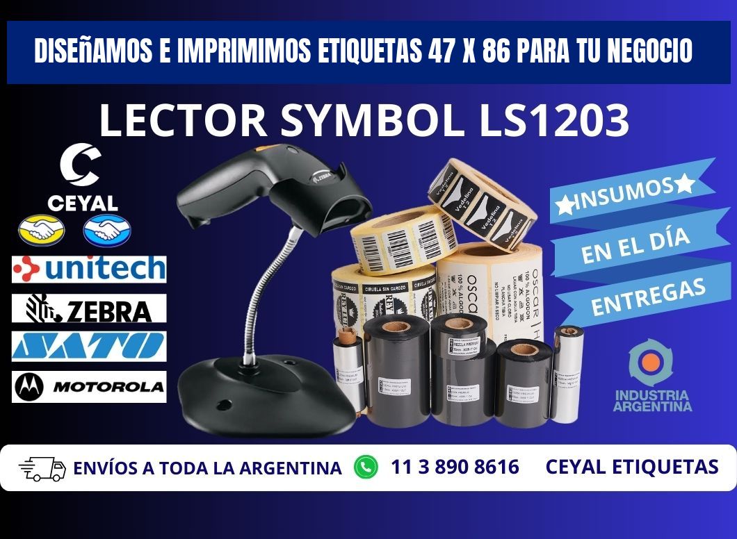 Diseñamos e Imprimimos Etiquetas 47 x 86 para tu Negocio