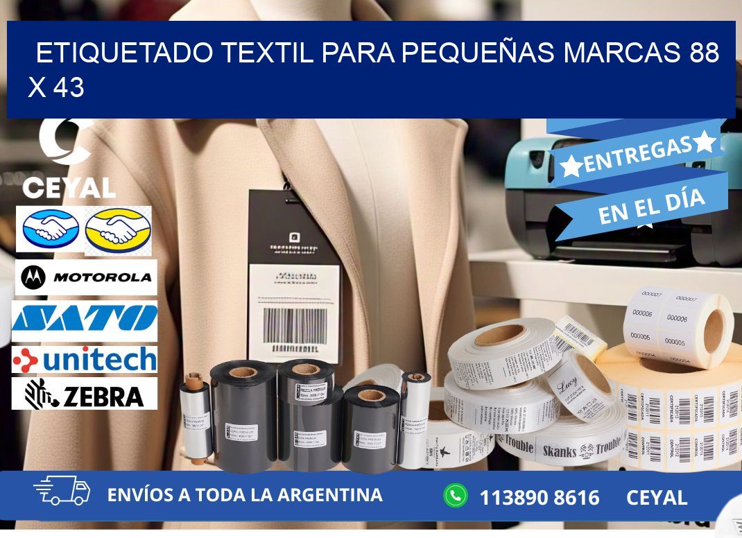 ETIQUETADO TEXTIL PARA PEQUEÑAS MARCAS 88 x 43