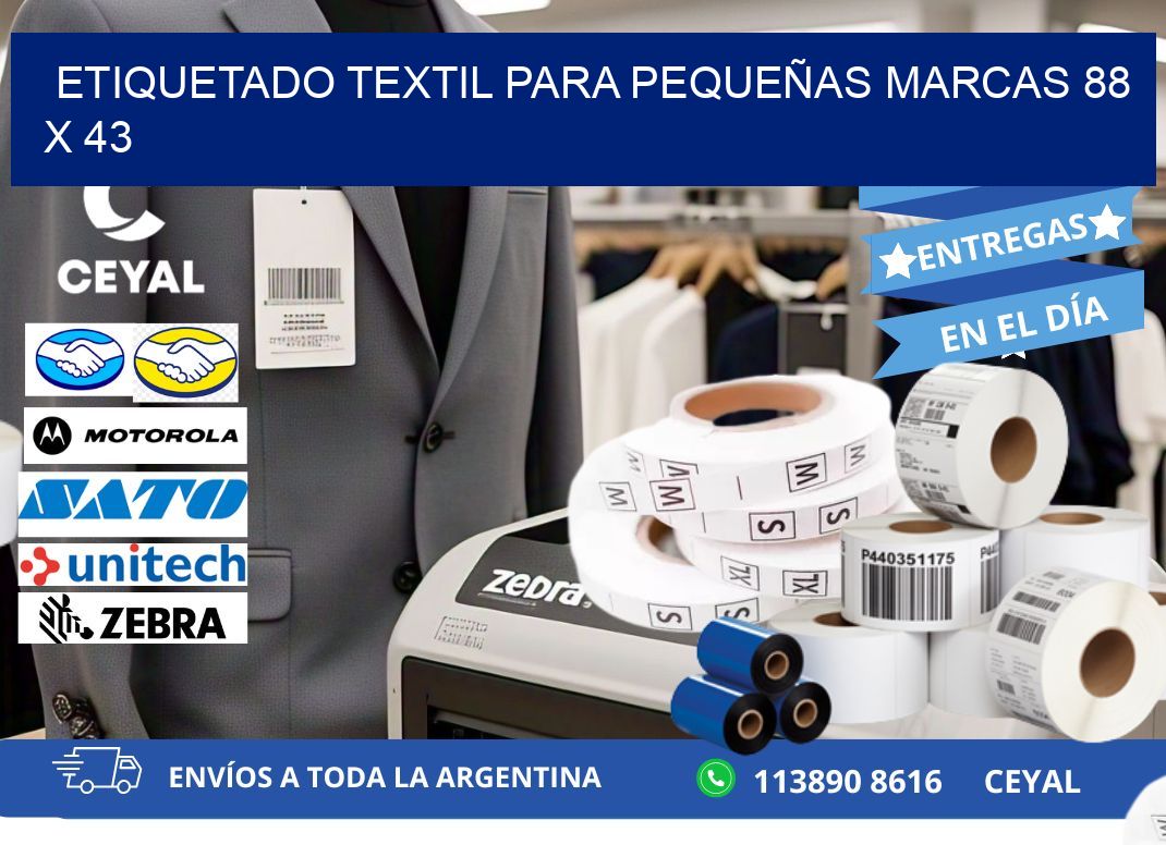 ETIQUETADO TEXTIL PARA PEQUEÑAS MARCAS 88 x 43