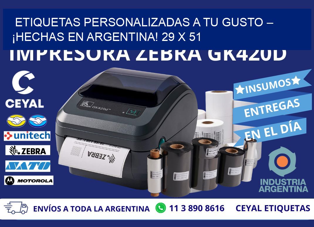 ETIQUETAS PERSONALIZADAS A TU GUSTO – ¡HECHAS EN ARGENTINA! 29 x 51