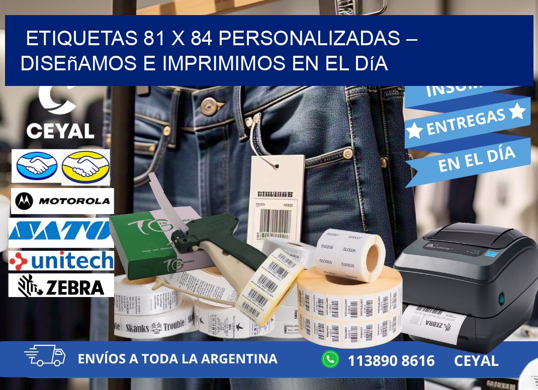 Etiquetas 81 x 84 Personalizadas – Diseñamos e Imprimimos en el Día