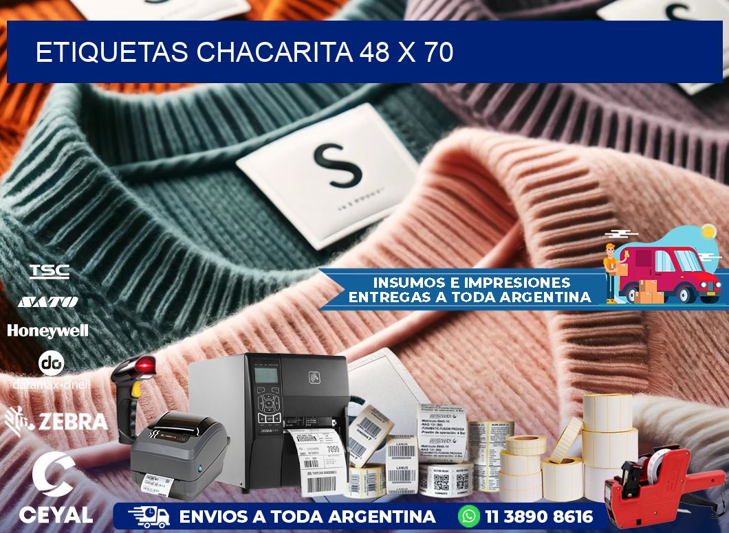 Etiquetas Chacarita 48 x 70