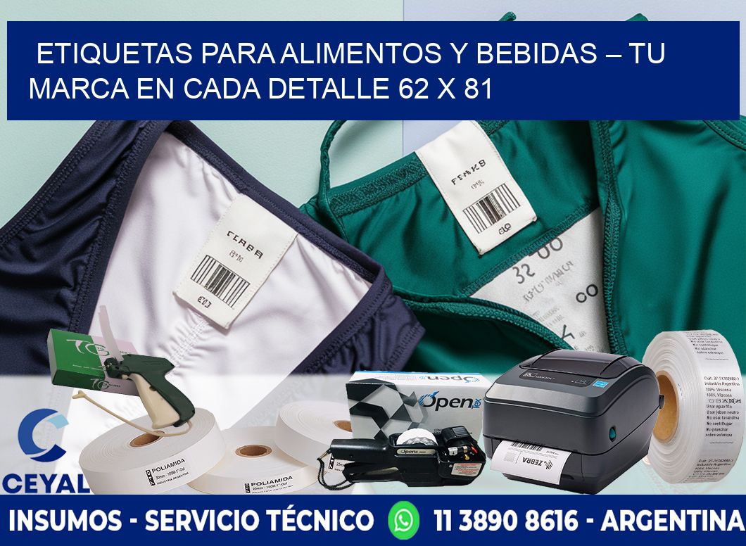 Etiquetas para Alimentos y Bebidas – Tu Marca en Cada Detalle 62 x 81