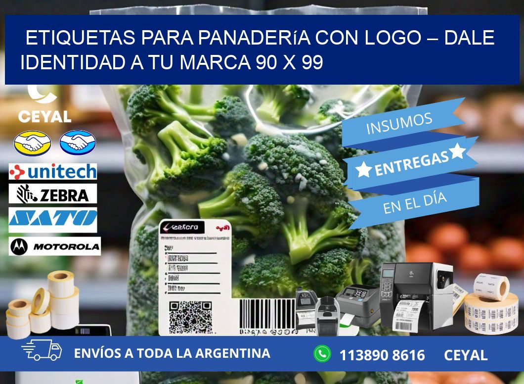 Etiquetas para panadería con logo – Dale identidad a tu marca 90 x 99
