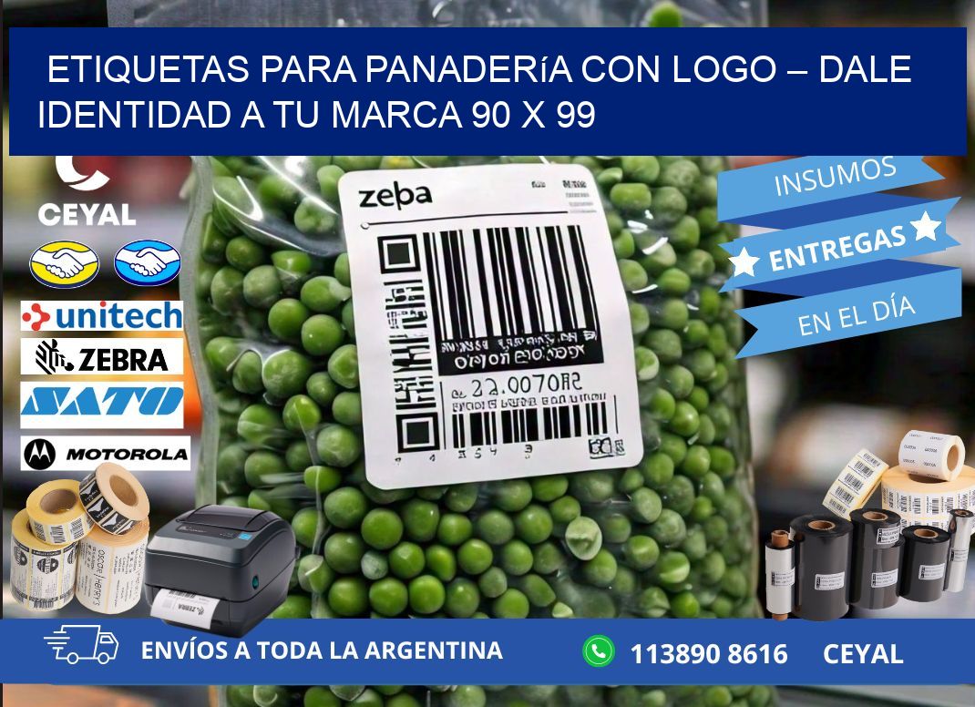 Etiquetas para panadería con logo – Dale identidad a tu marca 90 x 99