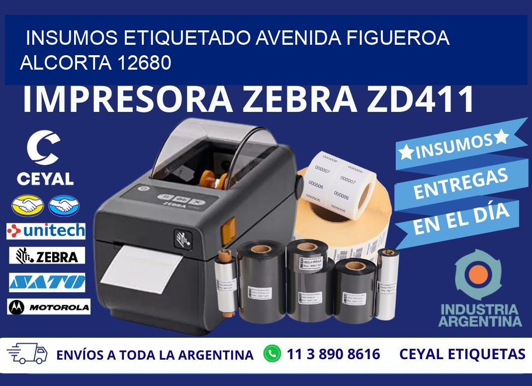 INSUMOS ETIQUETADO Avenida Figueroa Alcorta 12680