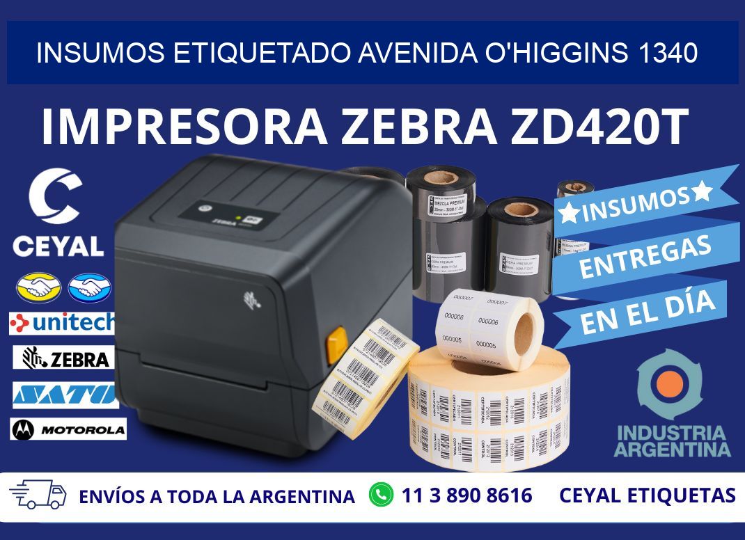 INSUMOS ETIQUETADO Avenida O'Higgins 1340