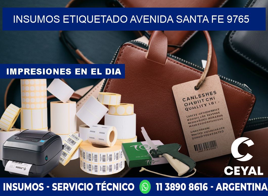 INSUMOS ETIQUETADO Avenida Santa Fe 9765