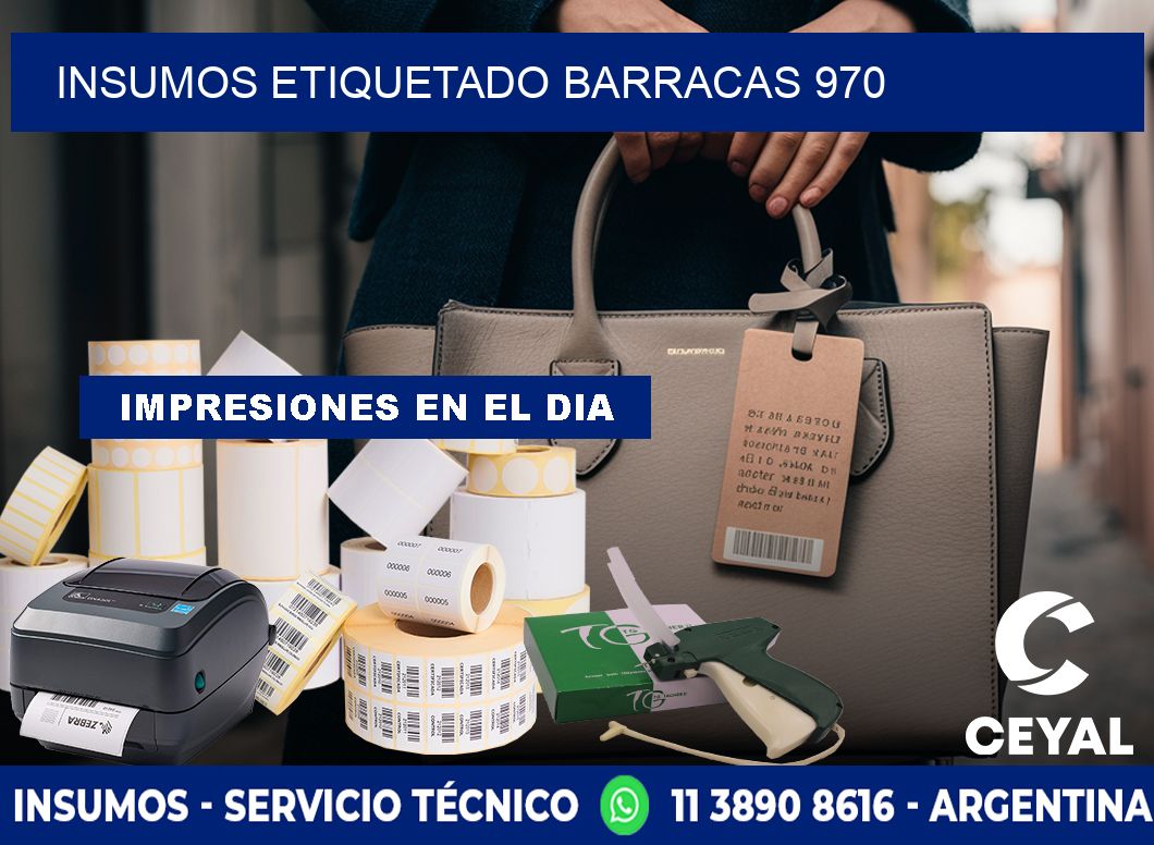INSUMOS ETIQUETADO Barracas 970