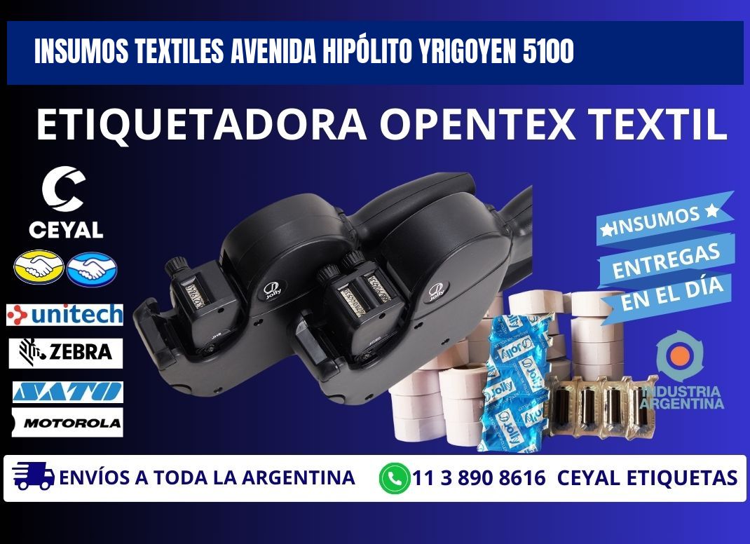 INSUMOS TEXTILES AVENIDA HIPÓLITO YRIGOYEN 5100