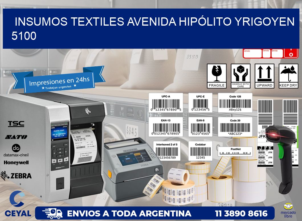 INSUMOS TEXTILES AVENIDA HIPÓLITO YRIGOYEN 5100