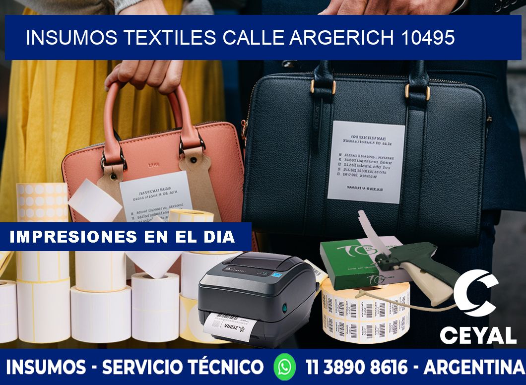 INSUMOS TEXTILES CALLE ARGERICH 10495