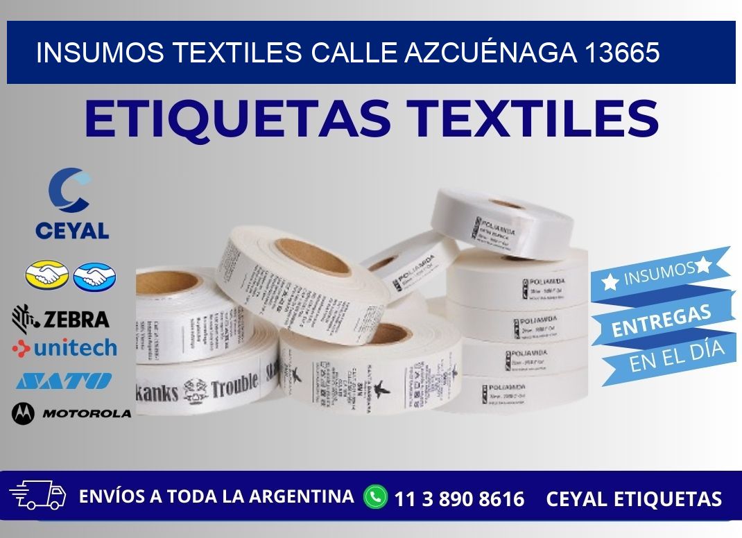 INSUMOS TEXTILES CALLE AZCUÉNAGA 13665