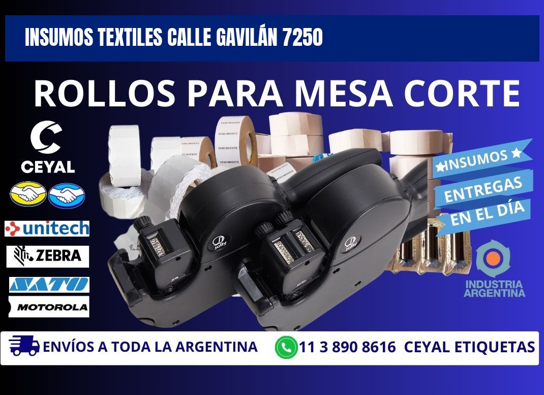 INSUMOS TEXTILES CALLE GAVILÁN 7250