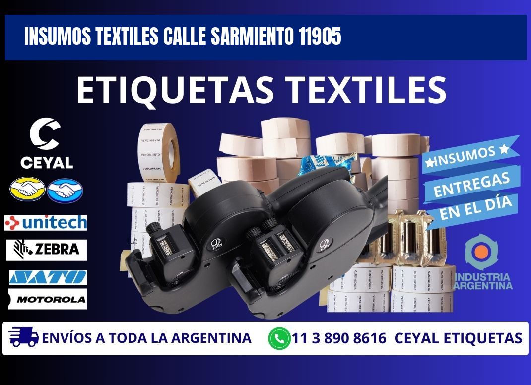 INSUMOS TEXTILES CALLE SARMIENTO 11905