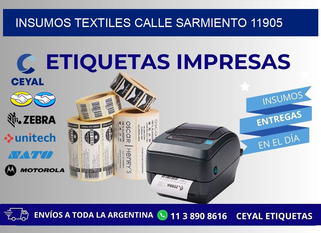 INSUMOS TEXTILES CALLE SARMIENTO 11905