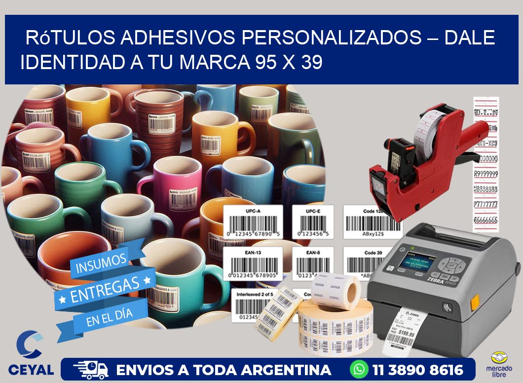 Rótulos Adhesivos Personalizados – Dale Identidad a Tu Marca 95 x 39