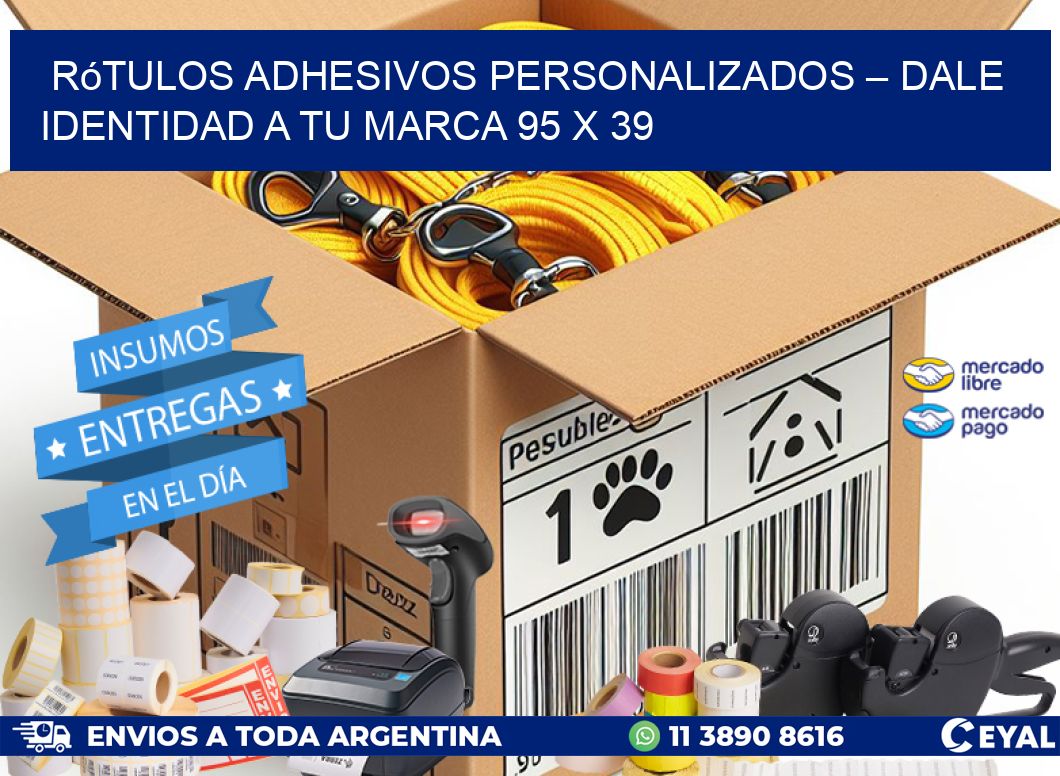 Rótulos Adhesivos Personalizados – Dale Identidad a Tu Marca 95 x 39