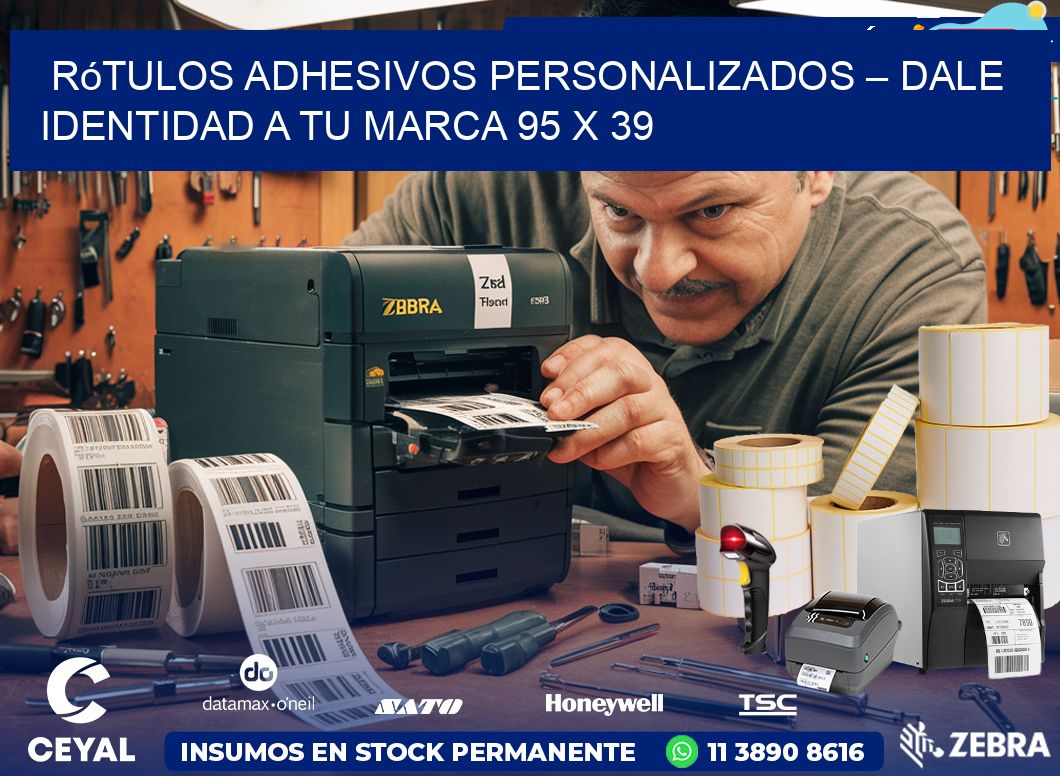 Rótulos Adhesivos Personalizados – Dale Identidad a Tu Marca 95 x 39